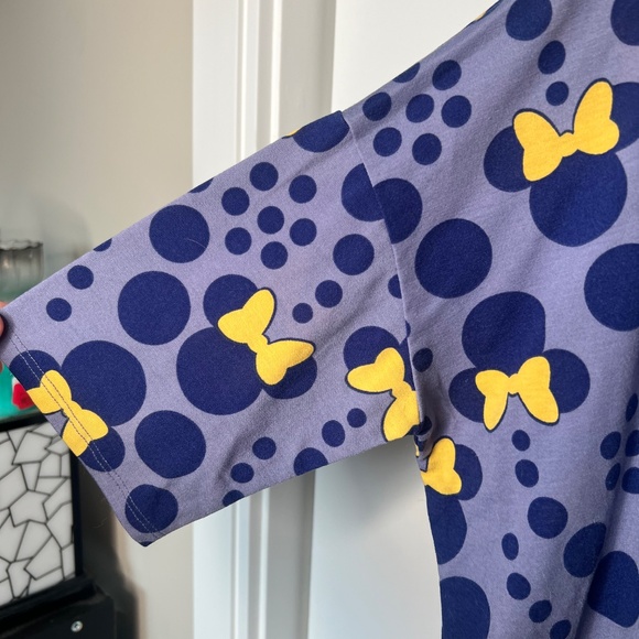 LulaRoe Minnie Mouse Disney Irma Tunic Top Women's Size Large - Picture 2 of 5